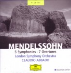 メンデルスゾーン：交響曲&序曲集（アバド指揮、ロンドン交響楽団）